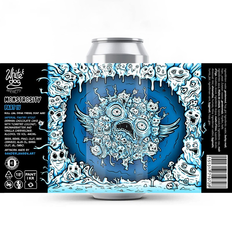 Monstrosity Part 4 - White Dog Brewery Stout - Imperial / Double Pastry 440ml