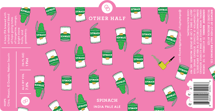 Spinach - Other Half Brewing Co. IPA - New England / Hazy 440ml