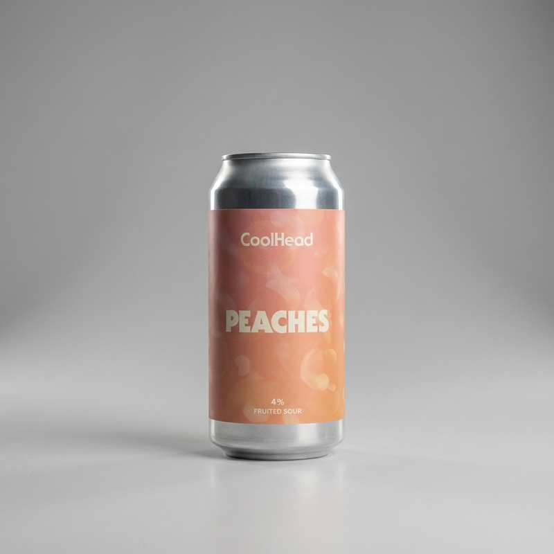 Peaches - CoolHead Brew Sour - Fruited 330ml