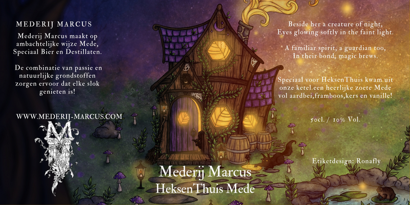 HeksenThuis Mede - Mederij Marcus Mead - Melomel 500ml