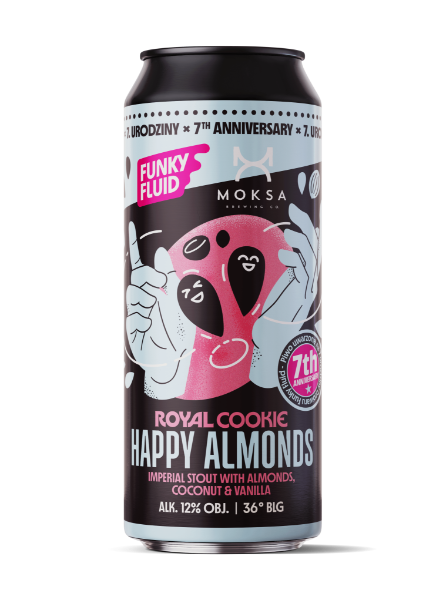 Royal Cookie: Happy Almonds - Funky Fluid Stout - Imperial / Double Pastry 500ml