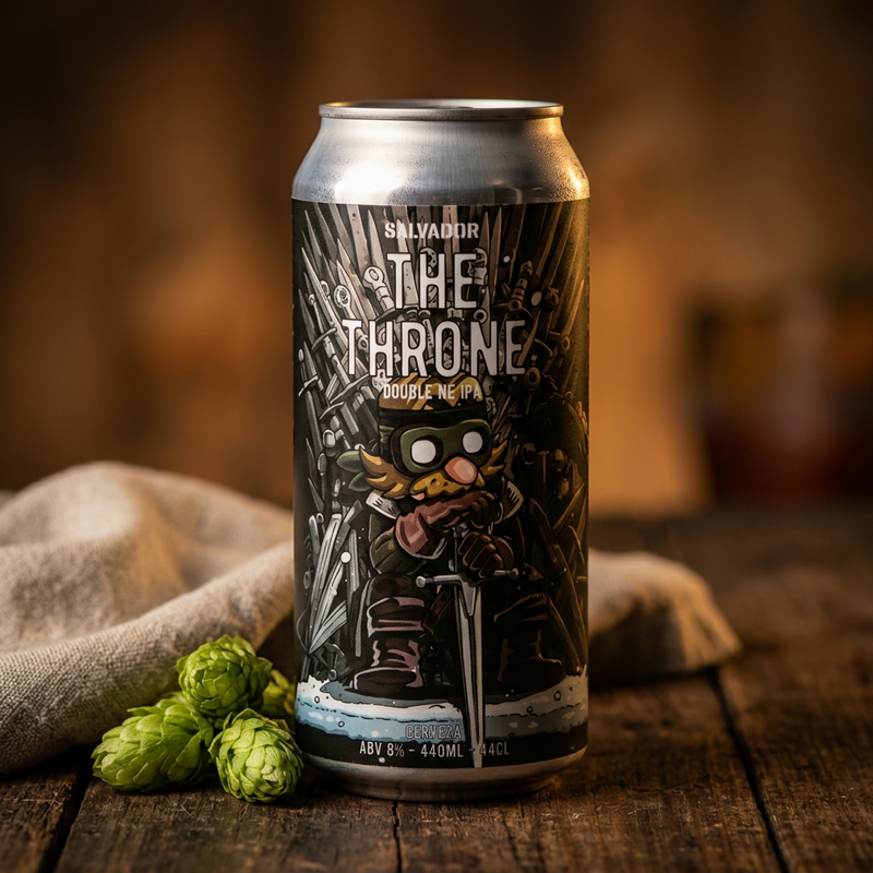 The Throne - Salvador Brewing Co. IPA - Imperial / Double New England / Hazy 440ml