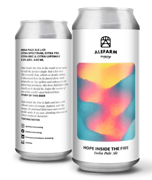 Hope Inside The Fire - Alefarm Brewing IPA - New England / Hazy 440ml