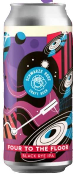 Four to the Floor - Schwarze Rose IPA - Black / Cascadian Dark Ale 440ml