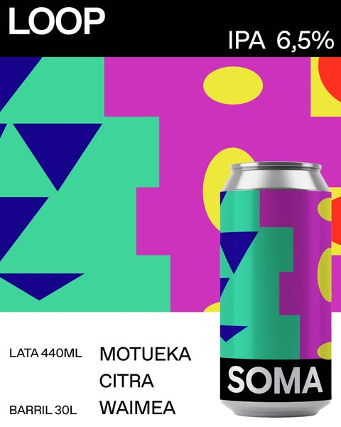 Loop - SOMA Beer IPA - New England / Hazy 440ml