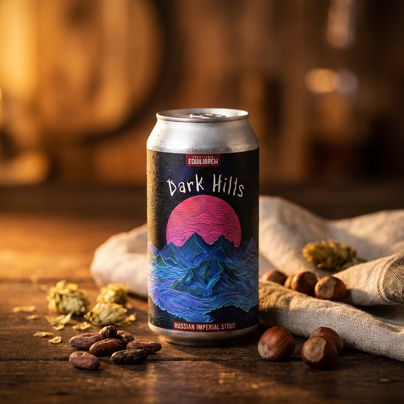 Dark Hills - Cervejaria EquiliBrew Stout - Imperial / Double 440ml