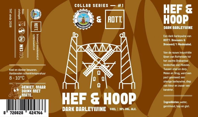 HEF & HOOP - ROTT. Brouwers Barleywine - English 330ml