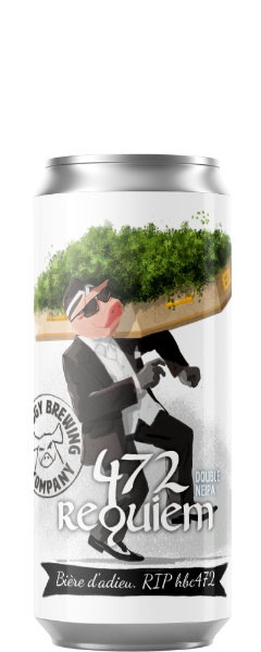 472 Requiem - The Piggy Brewing Company IPA - Imperial / Double New England / Hazy 440ml