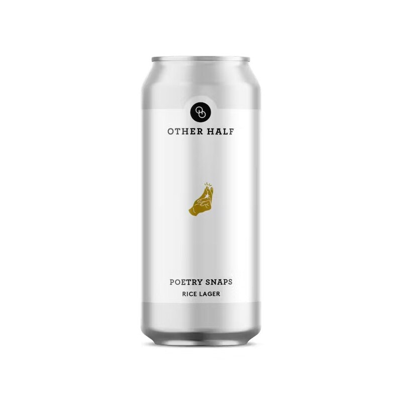 Poetry Snaps - Other Half Brewing Co. Lager - Japanese Rice 473ml