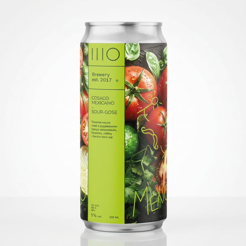 Cosaco Mexicano - SHO Brewery (IIIO) Sour - Tomato / Vegetable Gose 330ml