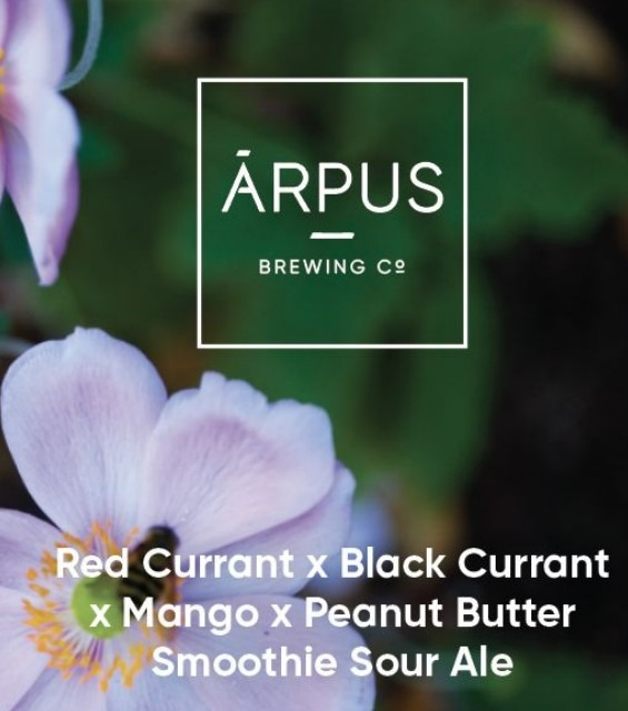 Red Currant x Black Currant x Mango x Peanut Butter Smoothie Sour Ale - Ārpus Brewing Co. Sour - Smoothie / Pastry 440ml