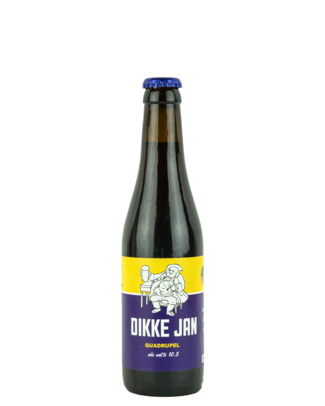 Dikke Jan Quadrupel - Brouwerij Dikke Jan Belgian Quadrupel 330ml