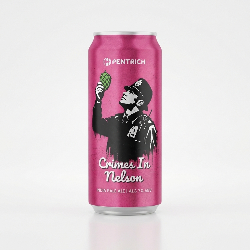 Crimes In Nelson - Pentrich Brewing Co. IPA - New England / Hazy 440ml