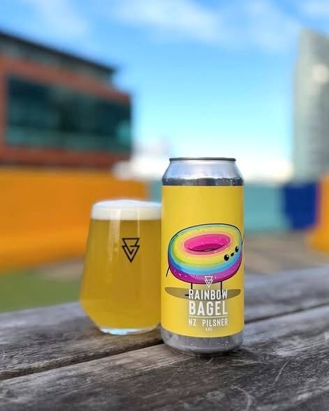 Rainbow Bagel - Azvex Brewing Company Pilsner - New Zealand 440ml
