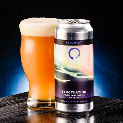 Fluctuation - Equilibrium Brewery IPA - Imperial / Double New England / Hazy 473ml