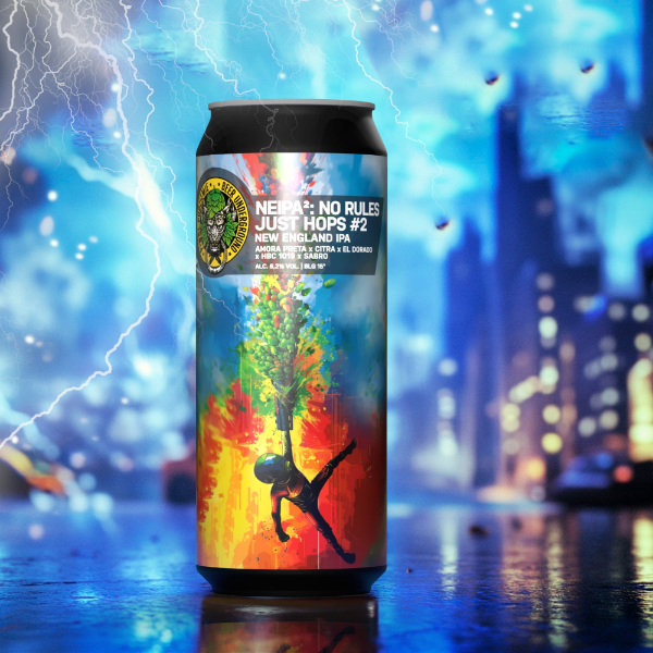 NEIPA²: No Rules, Just Hops #2 - Piwne Podziemie / Beer Underground IPA - New England / Hazy 500ml