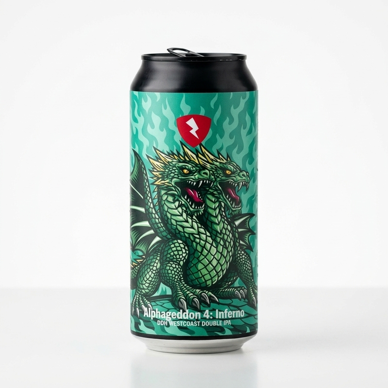 Alphageddon 4 : Inferno - Rock City Brewing IPA - Imperial / Double 440ml