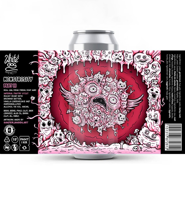 Monstrosity Part 3 - White Dog Brewery Stout - Imperial / Double Pastry 440ml