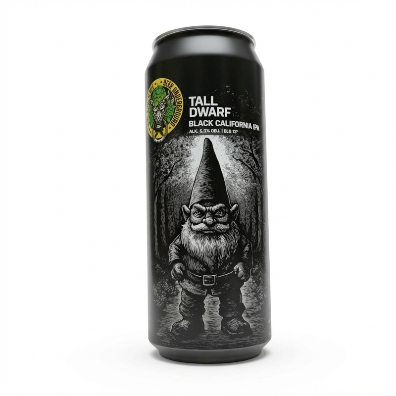 Tall Dwarf - Piwne Podziemie / Beer Underground IPA - Black / Cascadian Dark Ale 500ml