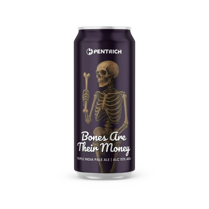 Bones Are Their Money - Pentrich Brewing Co. IPA - Triple New England / Hazy 440ml