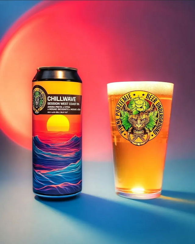 Chillwave - Piwne Podziemie / Beer Underground IPA - Session 500ml