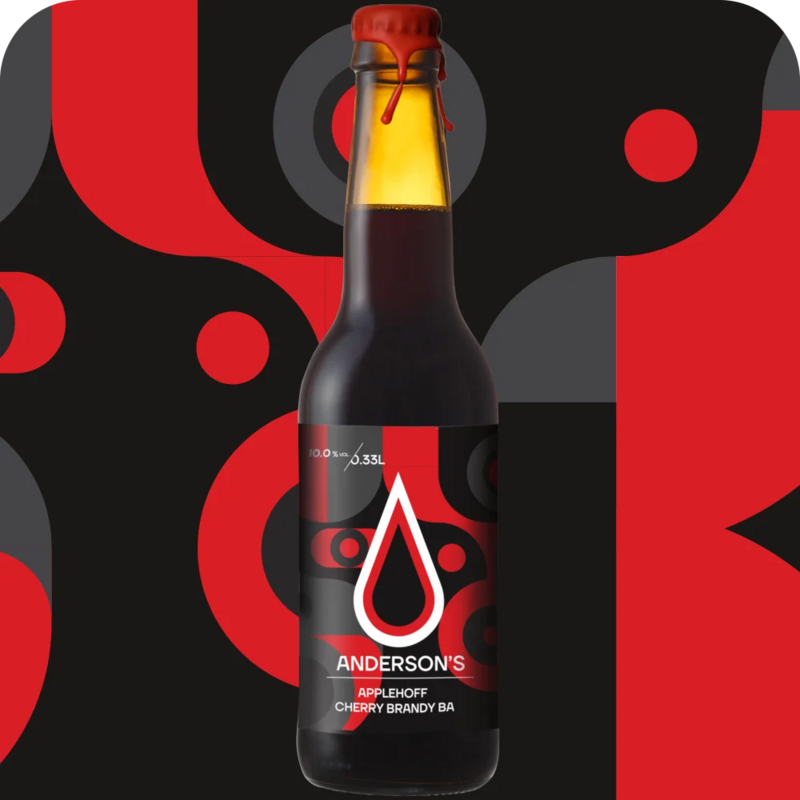 Applehoff Cherry Brandy BA - Anderson's Brewery Sour - Fruited 330ml