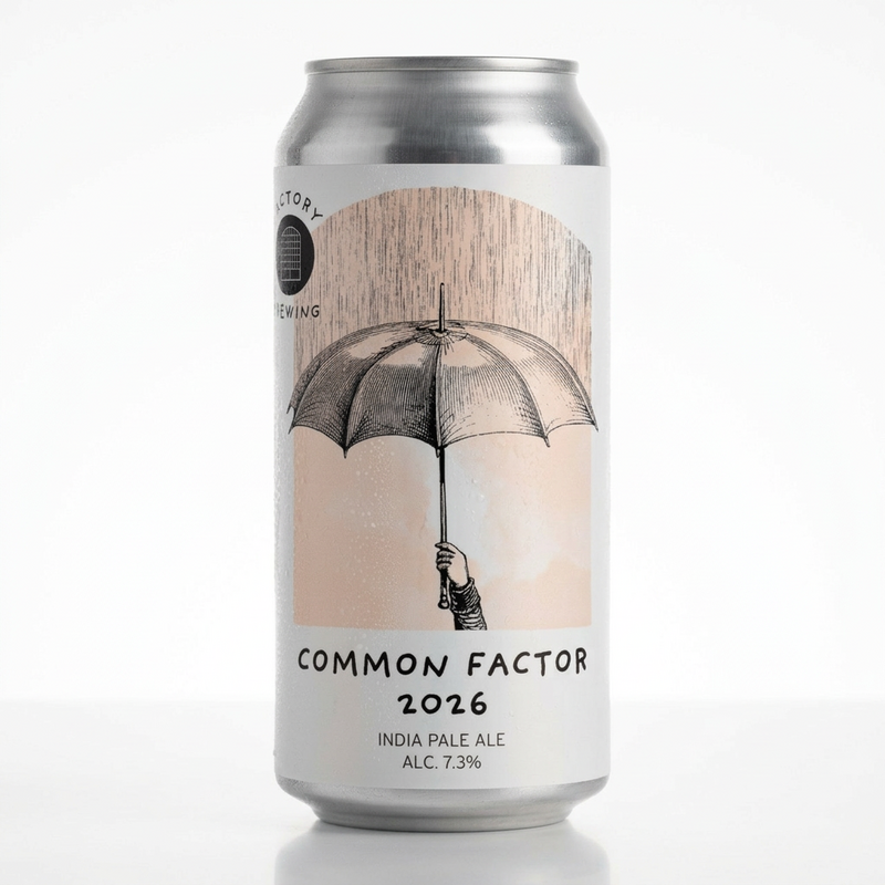 Common Factor 2026 - Factory Brewing IPA - New England / Hazy 440ml