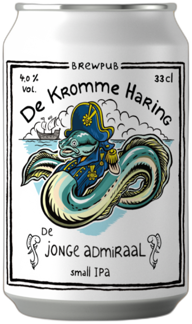De Jonge Admiraal - De Kromme Haring IPA - Session 330ml