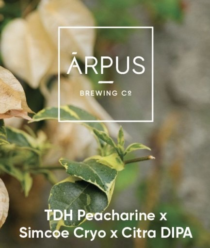 TDH Peacharine x Simcoe Cryo x Citra DIPA - Ārpus Brewing Co. IPA - Imperial / Double New England / Hazy 440ml