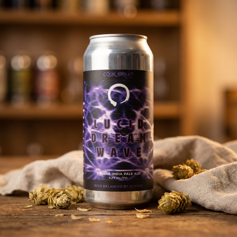 Lucid Dream Wave / Other Half - Equilibrium Brewery IPA - Imperial / Double New England / Hazy 473ml