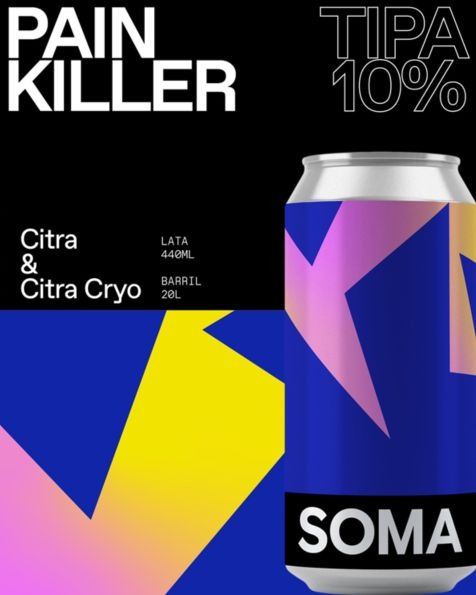 Painkiller - SOMA Beer IPA - Triple New England / Hazy 440ml