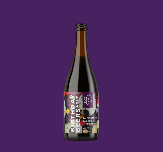 Bourbon BA Pineapple, Cacao and Acai Imperial Stout - Marble Beers Ltd Stout - Imperial / Double 660ml