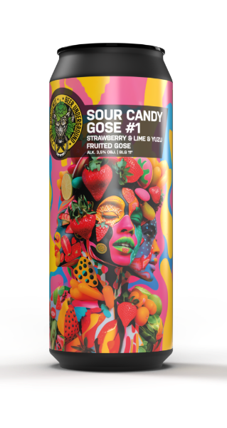 Sour Candy Gose #1 - Piwne Podziemie / Beer Underground Sour - Fruited Gose 500ml