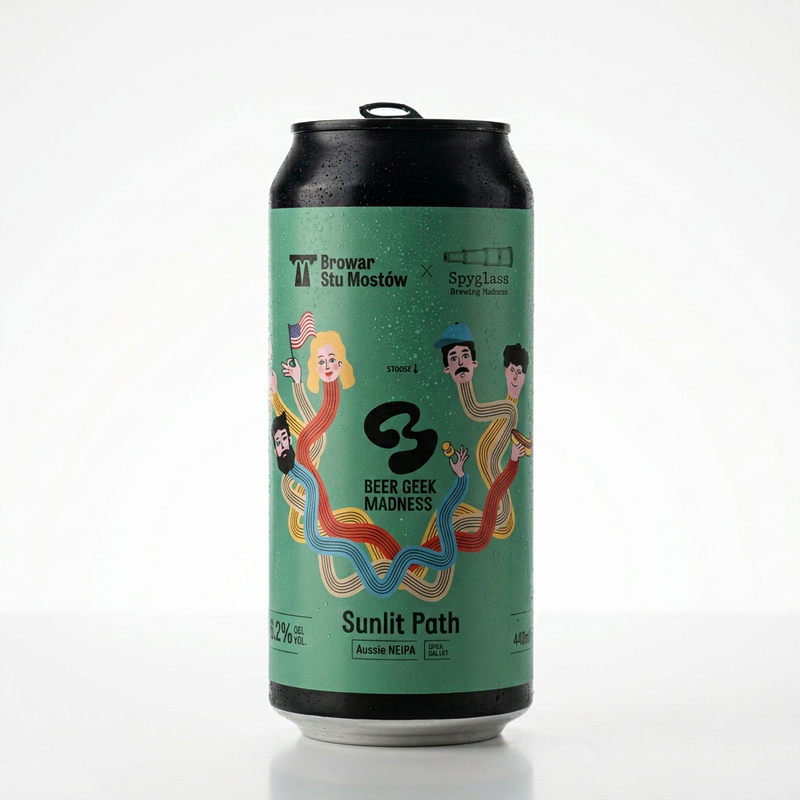 Sunlit Path (Spyglass collab) - Browar Stu Mostów IPA - New England / Hazy 440ml