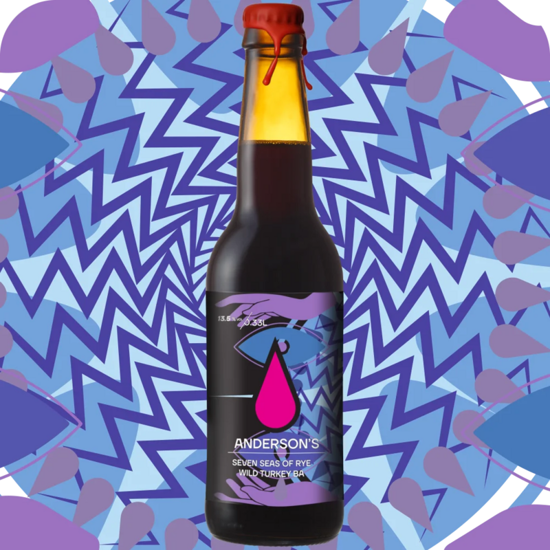 Seven Seas of Rye Wild Turkey BA - Anderson's Brewery Stout - Imperial / Double 330ml