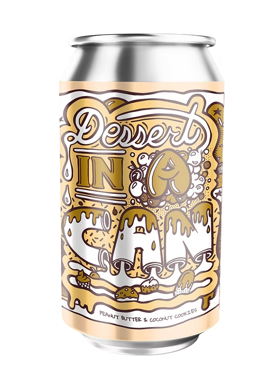 Dessert In A Can - Peanut Butter & Coconut Cookies - Amundsen Brewery Stout - Imperial / Double Pastry 330ml