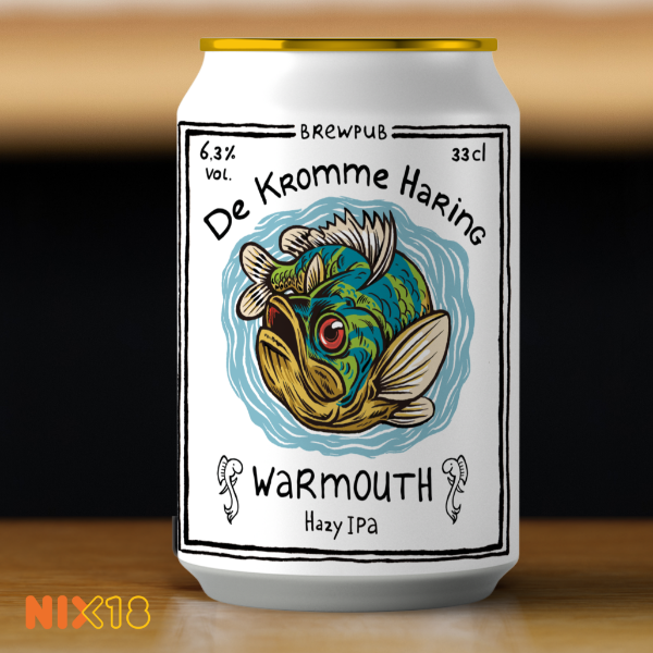 Warmouth: Amarillo Cryo Pop - De Kromme Haring IPA - New England / Hazy 330ml