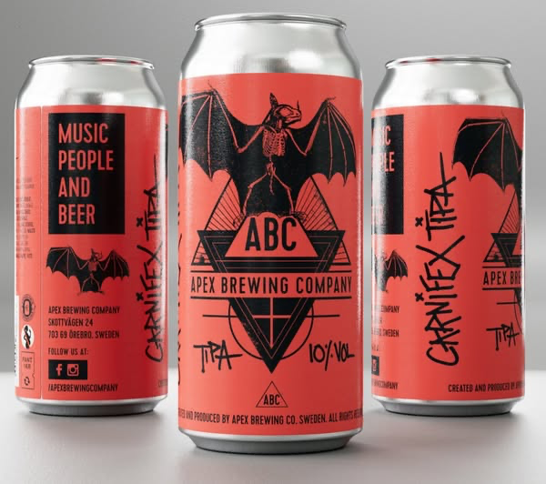 Carnifex TIPA - Apex Brewing Company IPA - Triple New England / Hazy 440ml