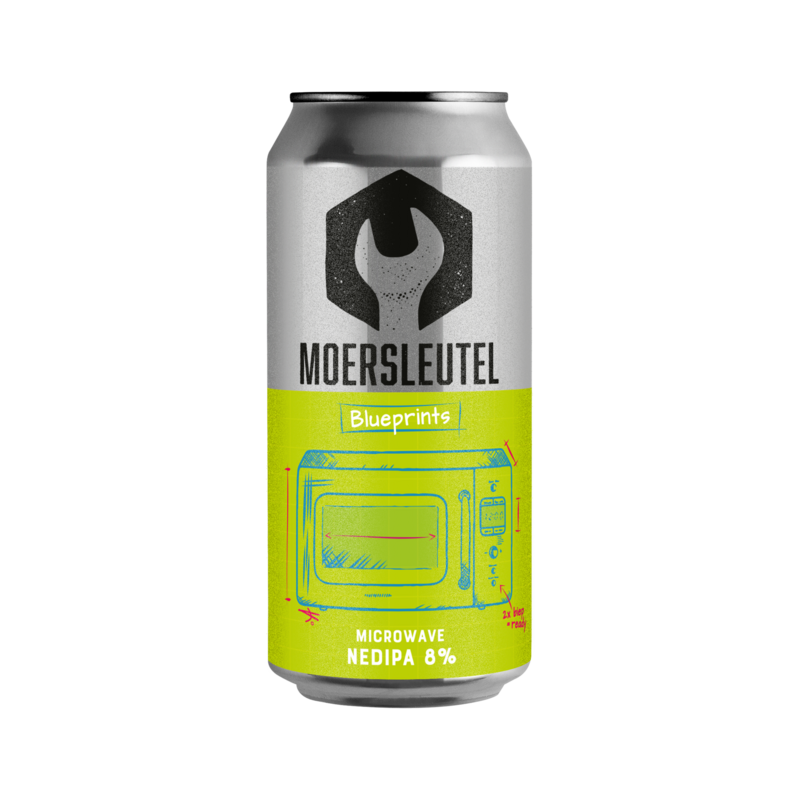Microwave - Moersleutel Craft Brewery IPA - Imperial / Double New England / Hazy 440ml