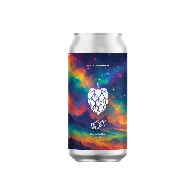 Lost in the Mist - Folkingebrew IPA - New England / Hazy 440ml