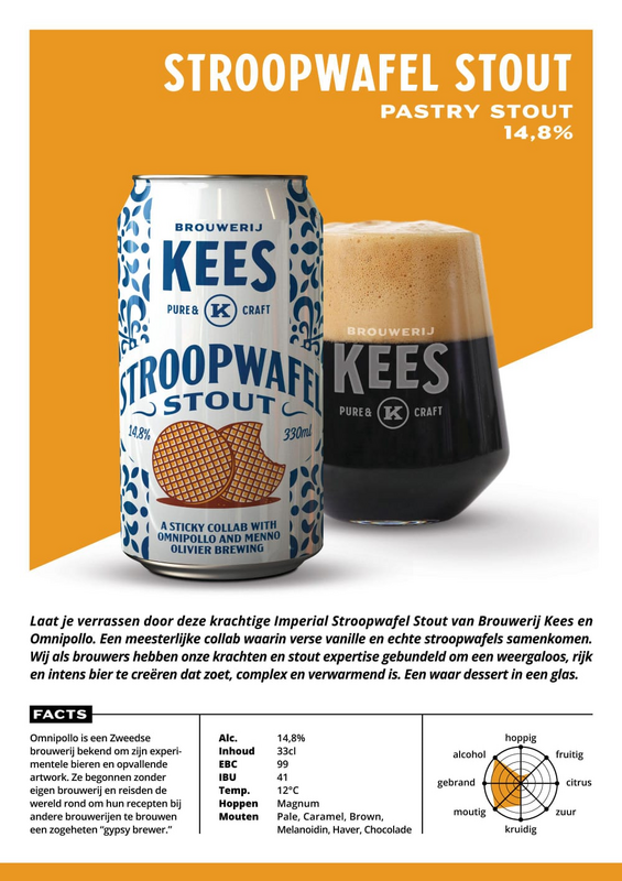 Stroopwafel Stout - Brouwerij Kees Stout - Imperial / Double Pastry 330ml