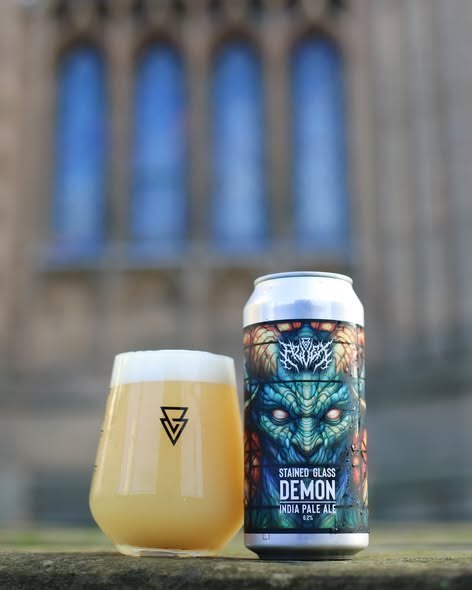 Stained Glass Demon - Azvex Brewing Company IPA - New England / Hazy 440ml