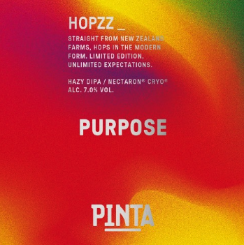 HOPZZ_ Purpose - PINTA IPA - New England / Hazy 500ml