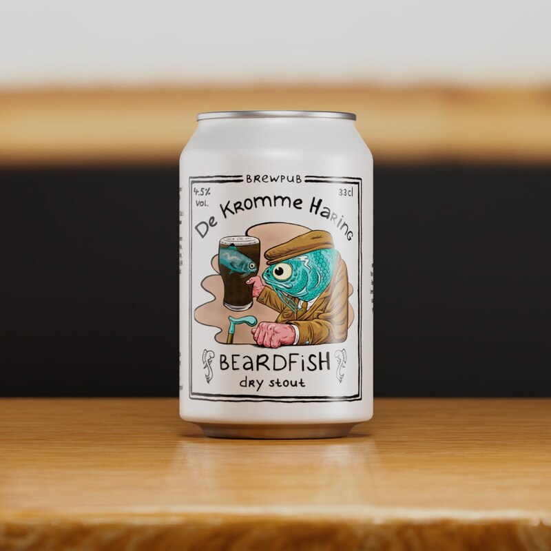 Beardfish - De Kromme Haring Stout - Irish Dry 330ml