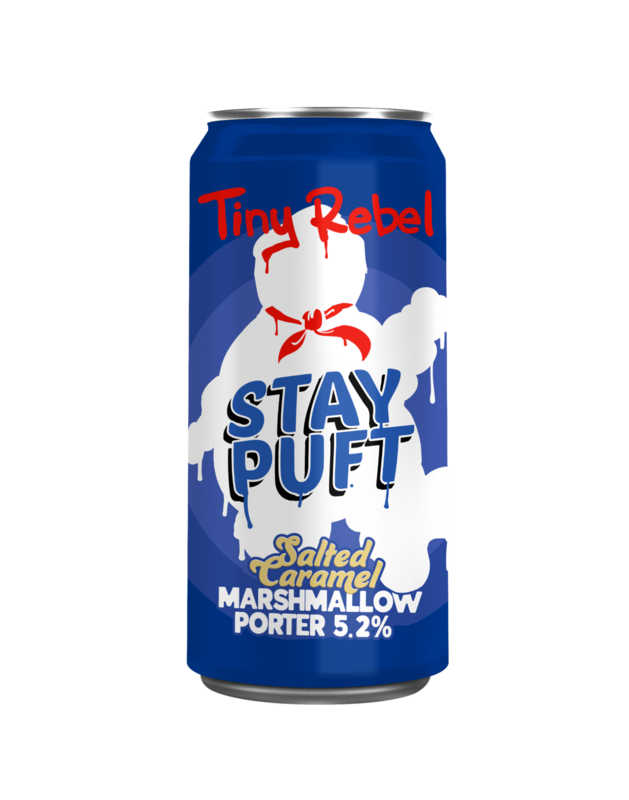 Stay Puft Salted Caramel - Tiny Rebel Brewing Co Porter - Other 440ml