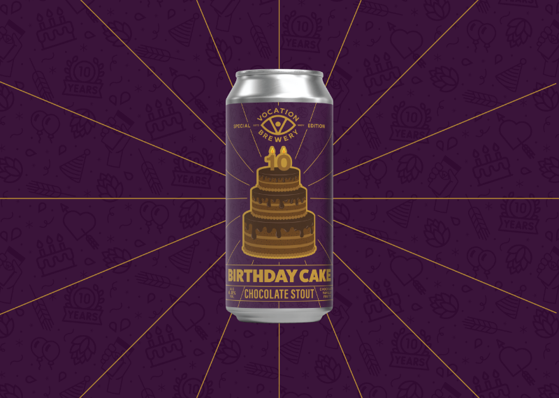 Birthday Cake - Vocation Brewery Stout - Milk / Sweet 440ml