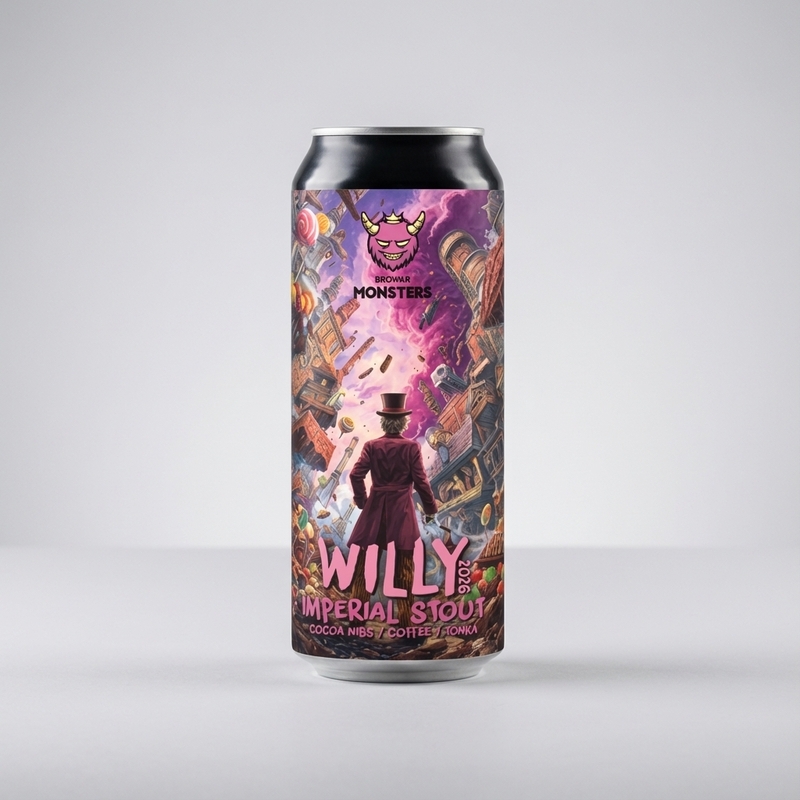 Willy 2026 - Browar Monsters Stout - Imperial / Double 500ml