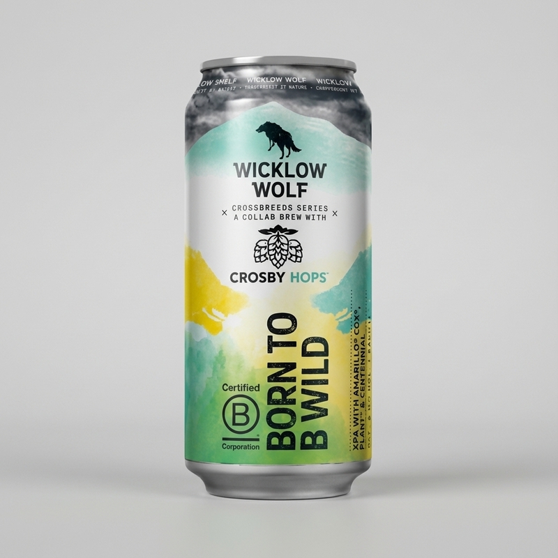 Born To B Wild - Wicklow Wolf Brewing Company Pale Ale - XPA (Extra Pale) 330ml