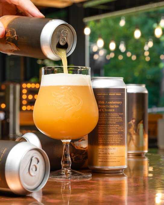 Beneficiaries of Chance 10th Anniversary - Tree House Brewing Company Pale Ale - New England / Hazy 473ml