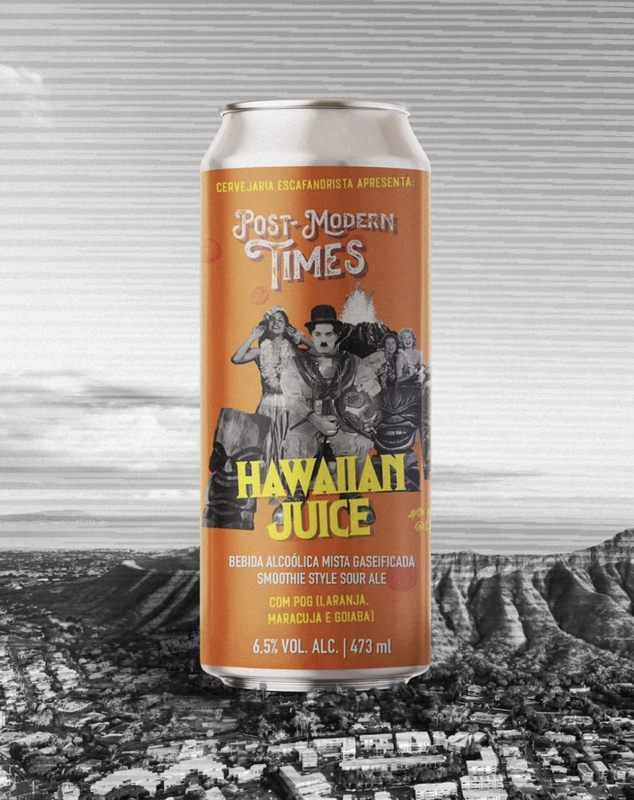 Post-Modern Times Hawaiian Juice - Cervejaria Escafandrista Sour - Smoothie / Pastry 473ml